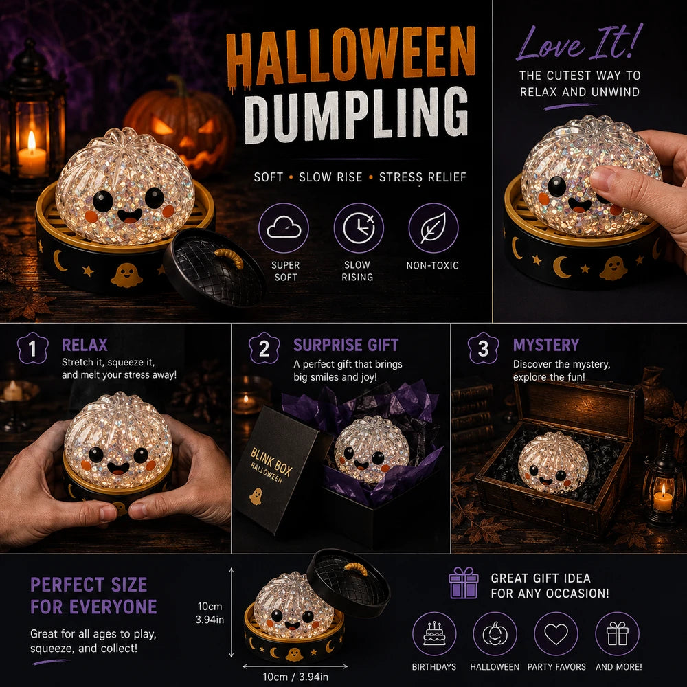 Halloween Dumpling Squeeze Toy